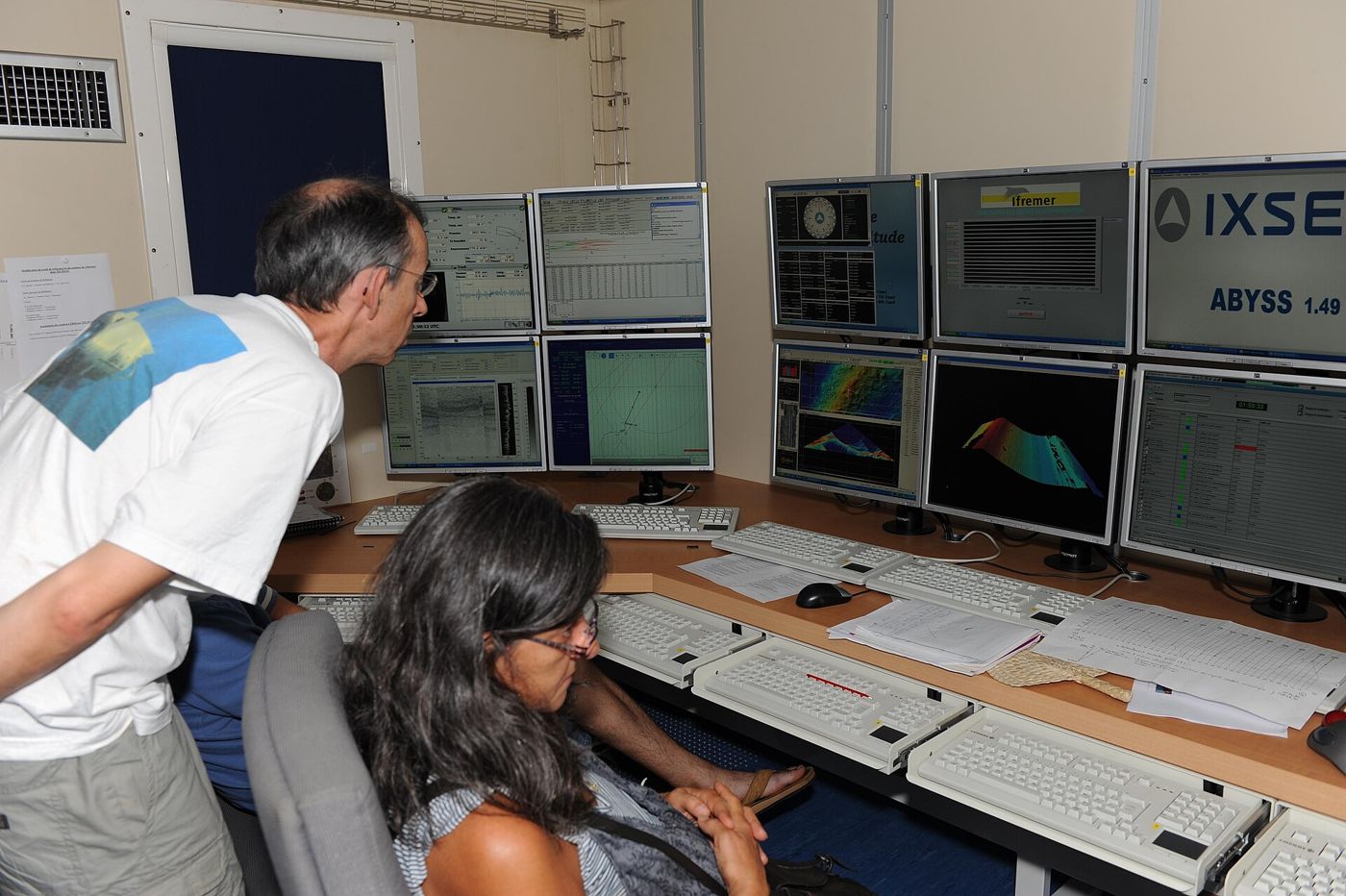 Gemide multibeam verisinin gerçek zamanlı izlenmesi